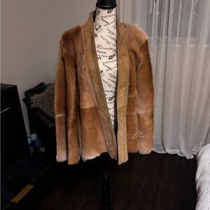ARTICO Genuine Pony Hair Jacket Size 42 – Luxury Statement Coat